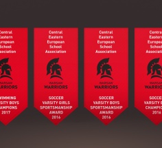 Banery frontlight Szkoła Amerykańska