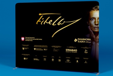 Ścianka reklamowa dla Filharmonii Śląskiej