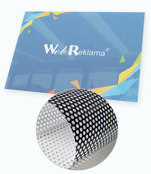 Folia One Side Vision przykład zastosowania folii one side vision